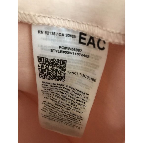 NWOT Marciano For Guess Women's Pant Leggings Capri Elegant Pink High Waist  0 - Picture 11 of 11